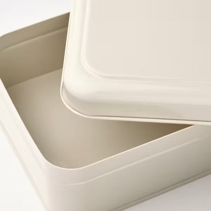 Keep your belongings safe and organized with the durable and stylish IKEA light beige storage box with lid. Its high-quality material and modern design make it a must-have for any home-Digital Shoppy ikea 