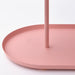 Detailed close-up of a pink serving stand with two tiers from IKEA, a stylish addition to any table setting  80543833