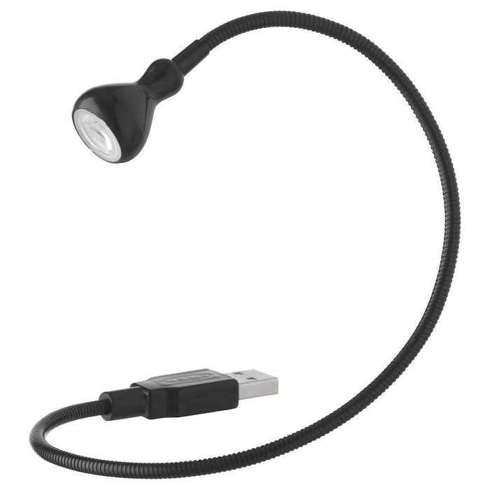 Black IKEA LED USB lamp with a sleek and modern design 40325177