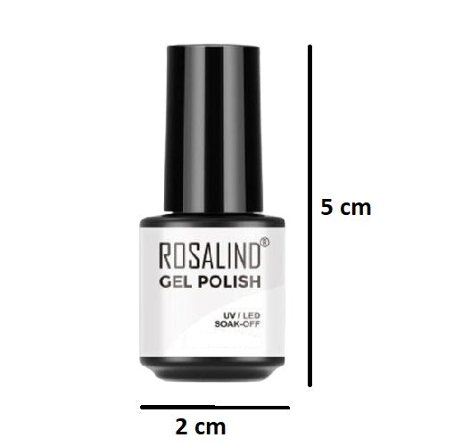 A before-and-after comparison of nails without and with top coat gel nail polish