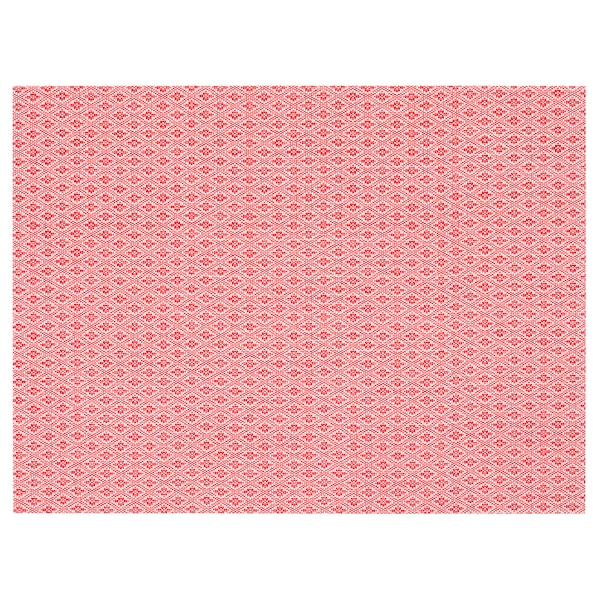 Digital Shoppy Place mat, red/patterned, 45x33 cm (17 ¾x13 ")palcemat for dining, designer, online,india , round table,90398208.