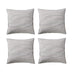 A White/dark grey cushion cover from IKEA measuring 50x50 cm 10432659