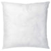 A white cushion pad from Ikea being cleaned with a damp cloth, demonstrating its easy-to-clean and maintain qualities 60415822