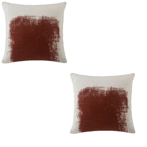 Digital Shoppy IKEA Cushion cover, white/red, 50x50 cm cushion clean cover home decor digital shoppy 70444409