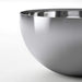 The stylish and elegant IKEA stainless steel serving bowl, perfect for entertaining guests.