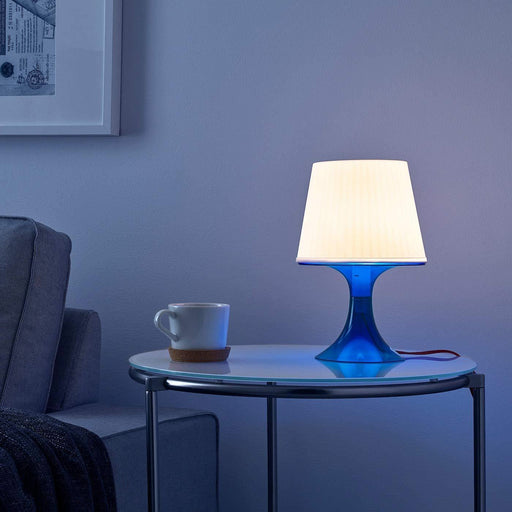 Digital Shoppy IKEA Table Lamp, Blue, 29 cm (11") - digitalshoppy.in
