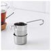 An eco-friendly stainless steel tea infuser made from sustainable materials, designed to reduce waste. 40360241