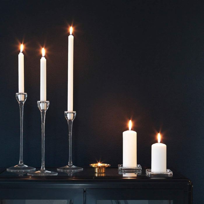 Light up your life with this stunning candle holder from IKEA. The delicate metal design will create a soft, romantic glow in any space 30394152