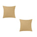 A simple yet elegant cushion cover in solid Yellow, crafted from durable and easy-to-clean material-20526921