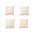 A simple yet elegant cushion cover in solid white , crafted from durable and easy-to-clean material-40456540