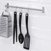 Digital Shoppy IKEA Stainless Steel Towel Rod With 5 Hooks - 40 cm - digitalshoppy.in