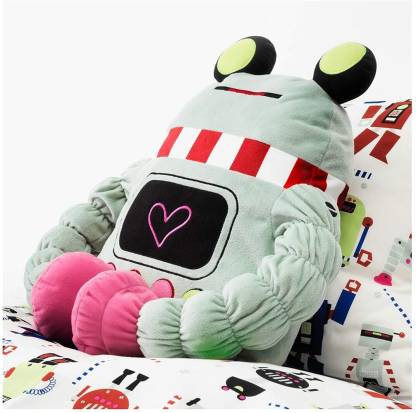 Soft and cuddly, this IKEA Soft Toys robot plush toy is the perfect addition to your child's toy collection.