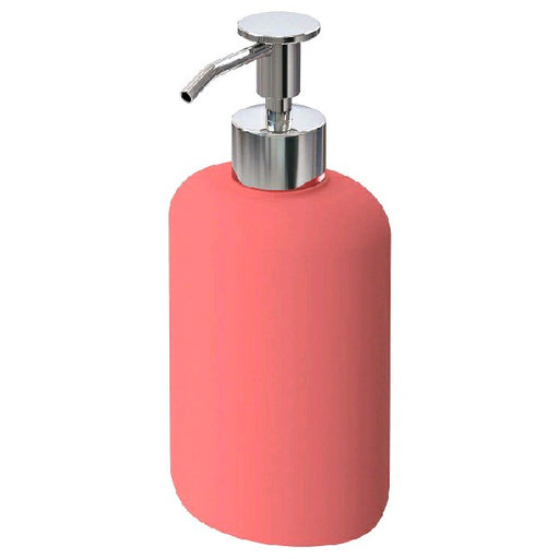 soap dispenser with a pump to dispense liquid soap or lotion.