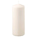 A decorative unscented block candle from IKEA, perfect for adding a touch of style and elegance to your home decor.