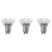 GU10 LED bulb with 400 lumens brightness and 6500K cool white light color temperature