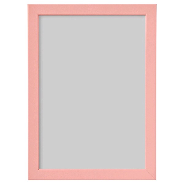 "Light pink IKEA frame with a 21x30 cm photograph 00464721