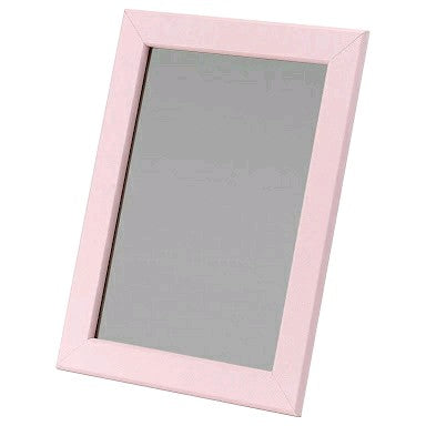 An IKEA photo frame in pink, designed to hold a 13x18 cm photograph 60297423