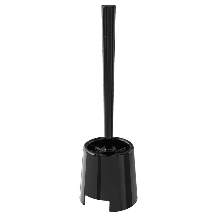 Digital Shoppy IKEA Toilet Brush/Holder - Black - A black toilet brush/holder from IKEA, perfect for keeping your bathroom clean and tidy.-digitalshoppy.in